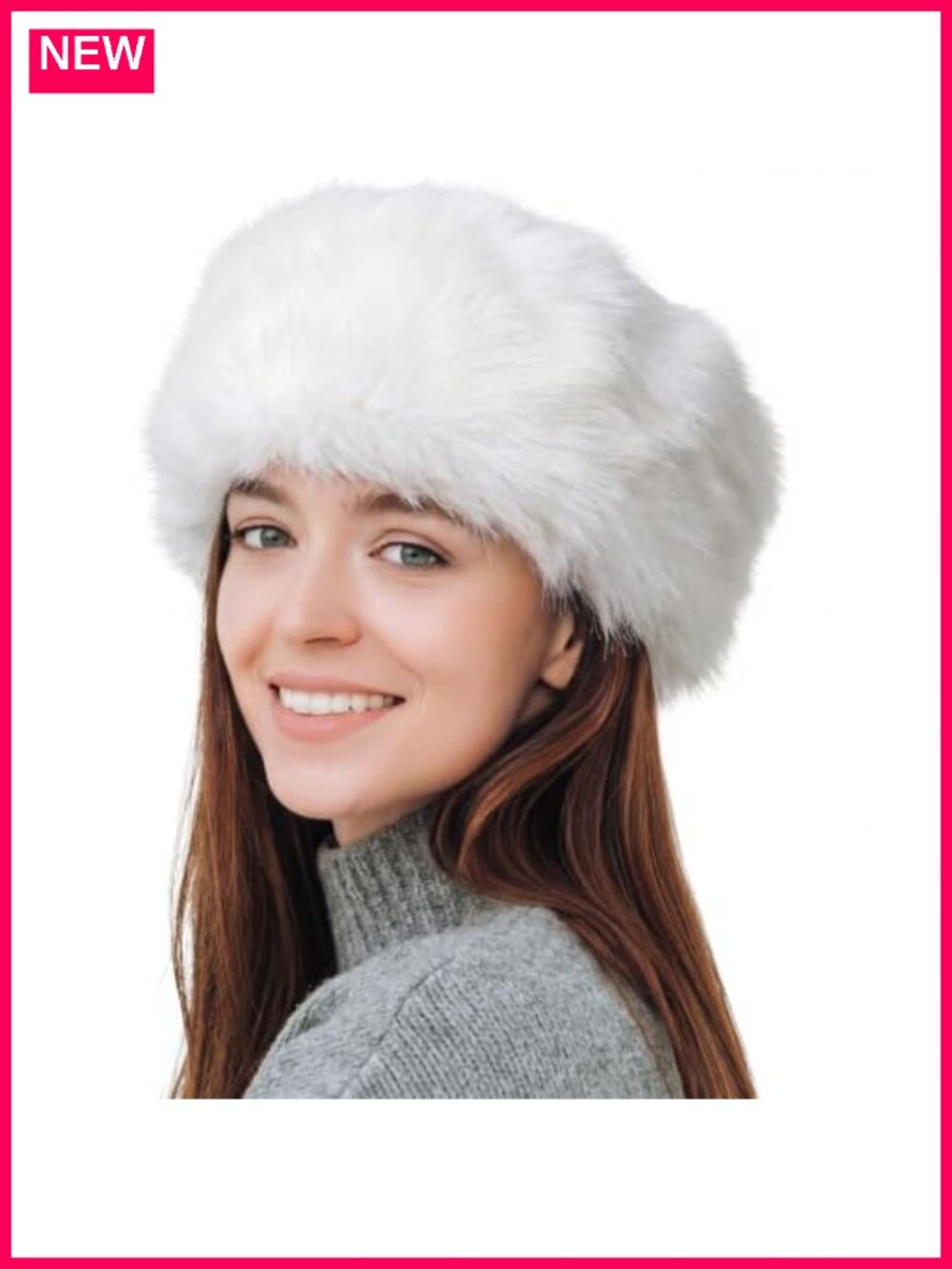 Women Faux Fur Headband Elastic Fluffy Winter Earwarmer Earmuff Furry Ski Outfit